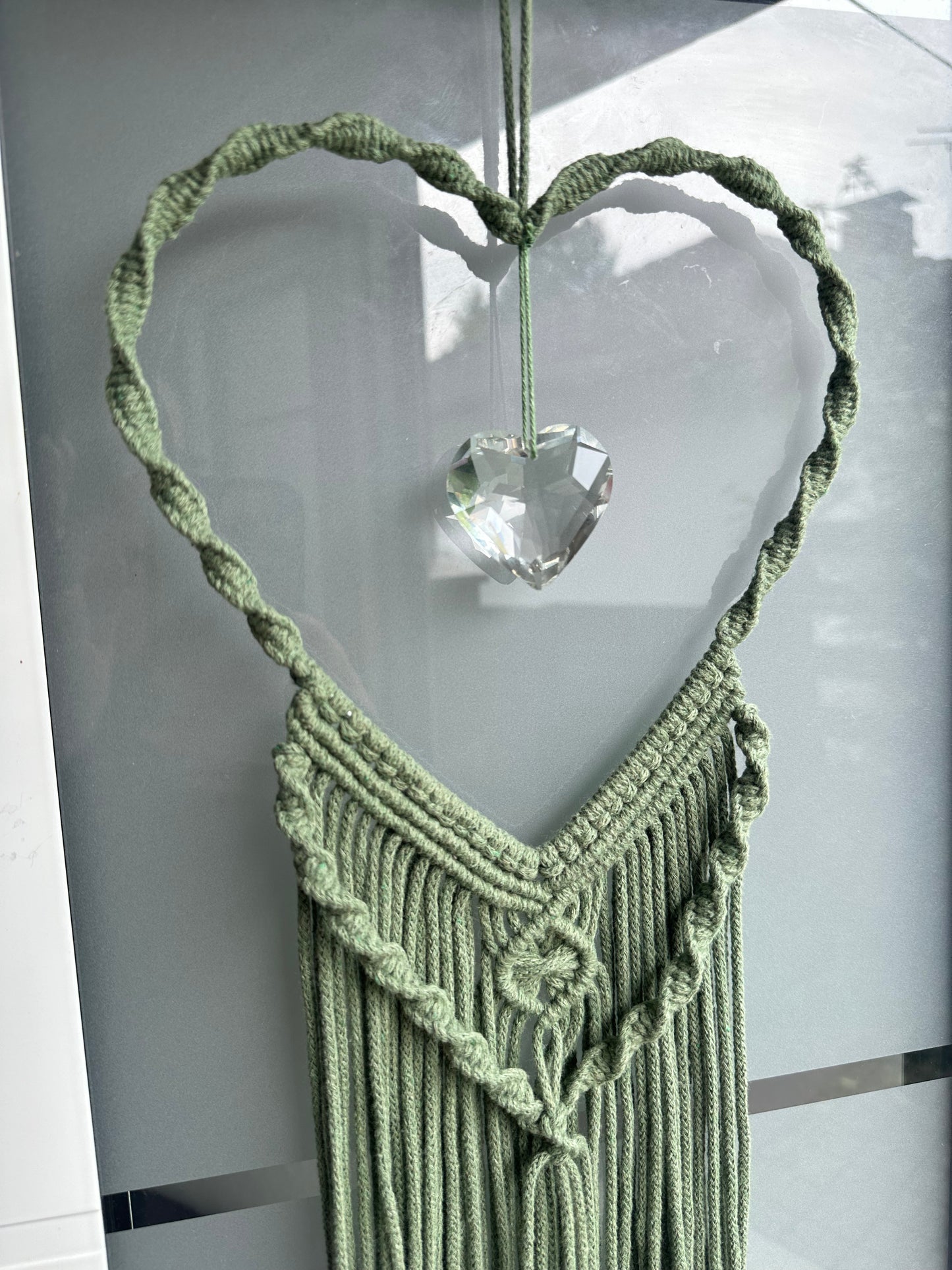 Herz Boho Traumfänger | Wandbehang