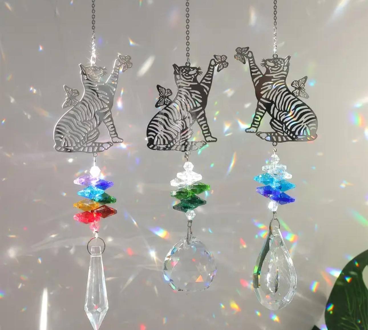 Großes Herz Sonnenfänger | Sonnencatcher Makramee