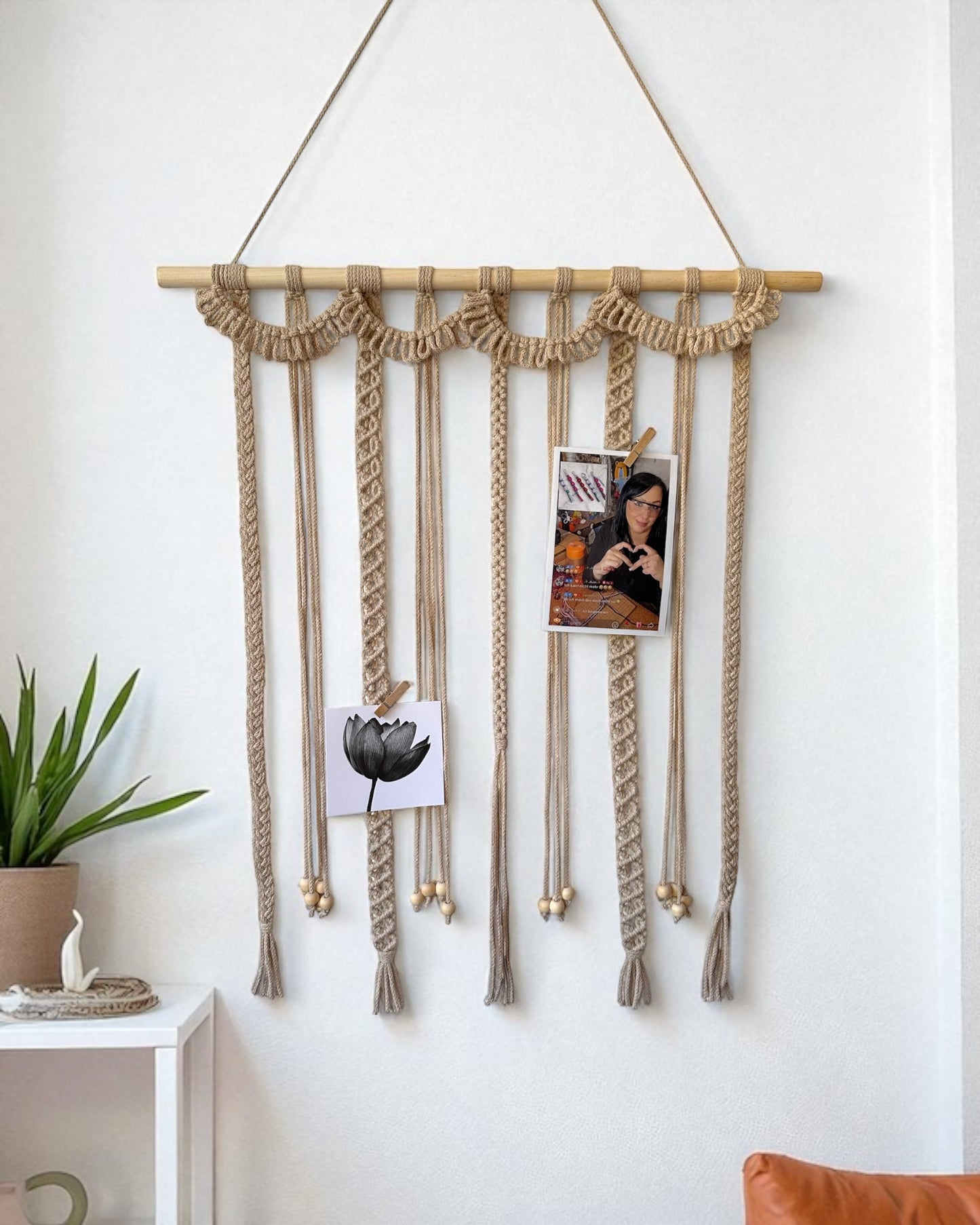 Foto / Haarspangen Aufhänger |Wandbehang | Boho |