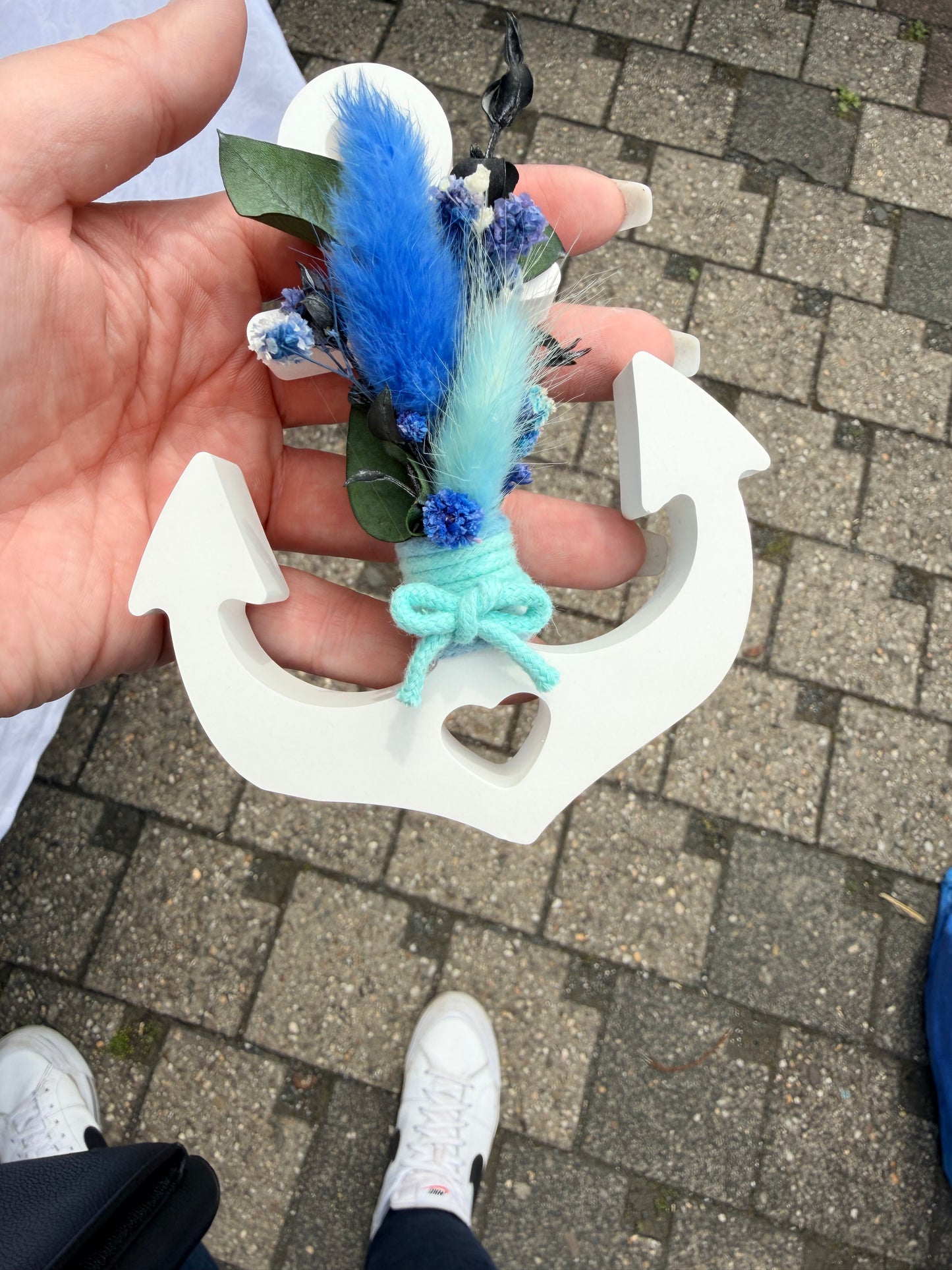 SOFORTKAUF Anker verschiedene Farben Trockenblumen Seil | Personalisiert