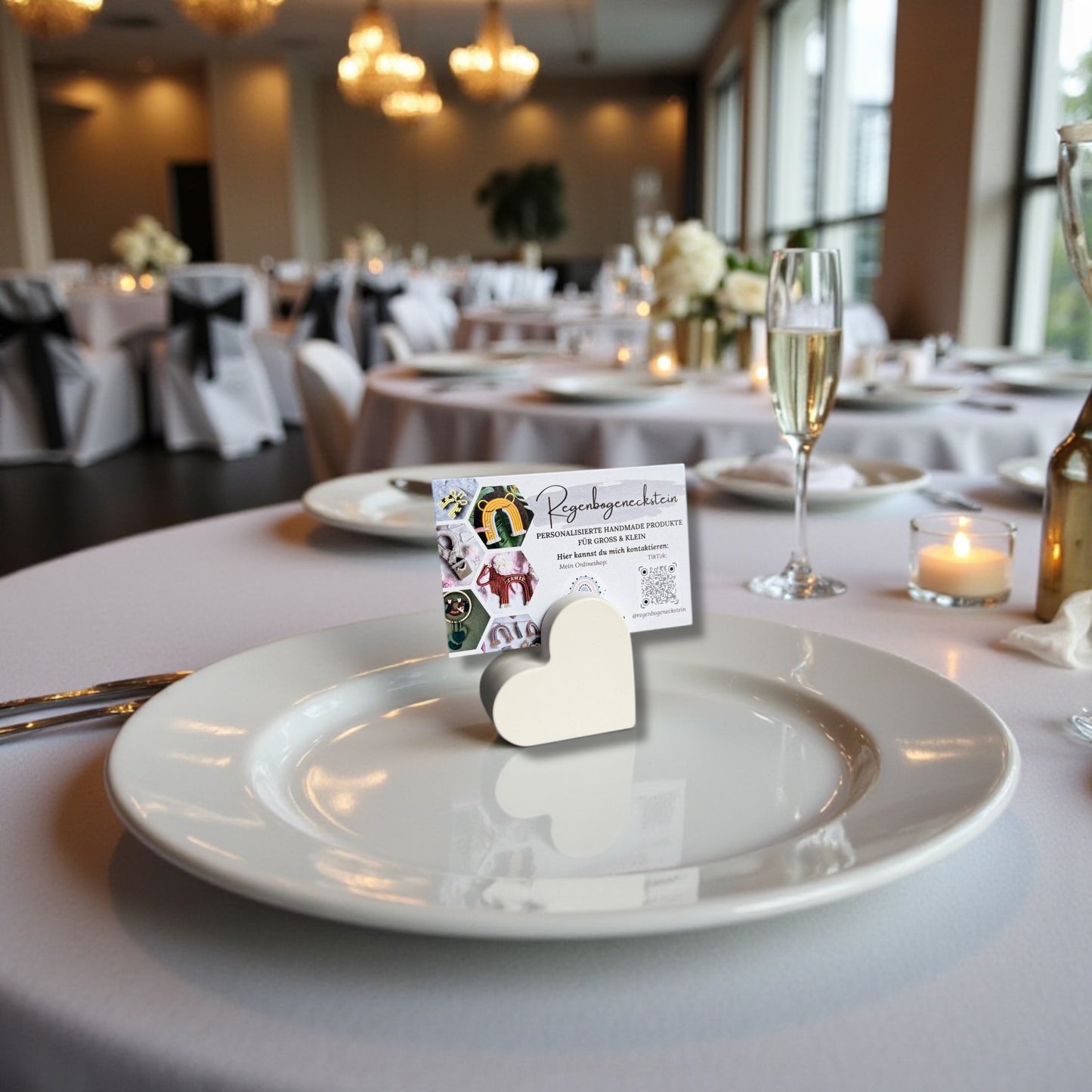 Fotohalter / Kartenhalter / Platzkartenhalter verschiedene Formen | Valentinstag | Taufe | Kommunion