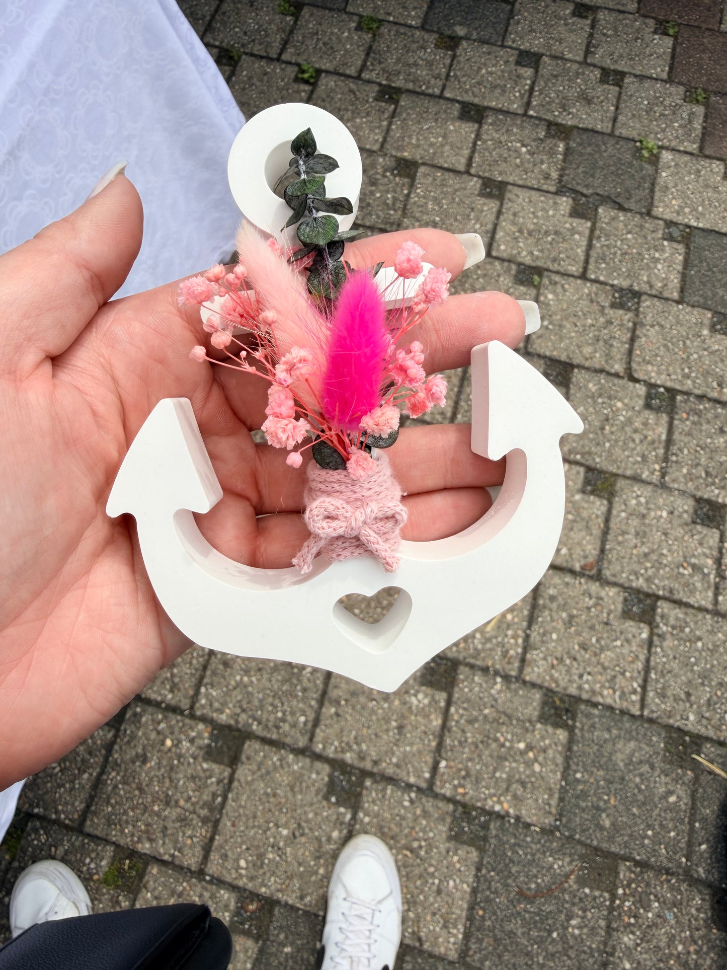 SOFORTKAUF Anker verschiedene Farben Trockenblumen Seil | Personalisiert
