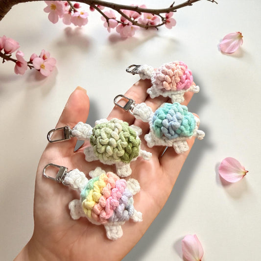 Schildkröte Makramee Schlüsselanhänger