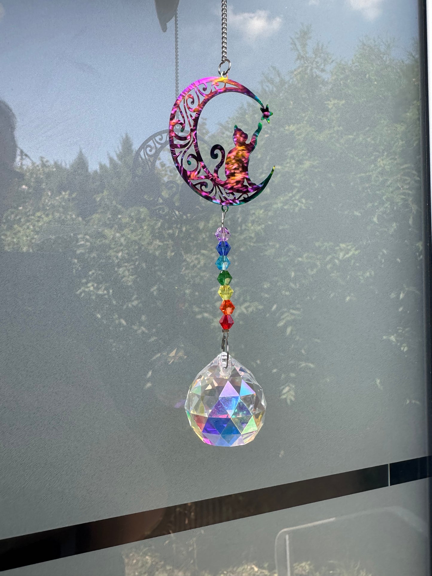 Sonnenspiel im RING | Suncatcher Makramee Sonnenfänger