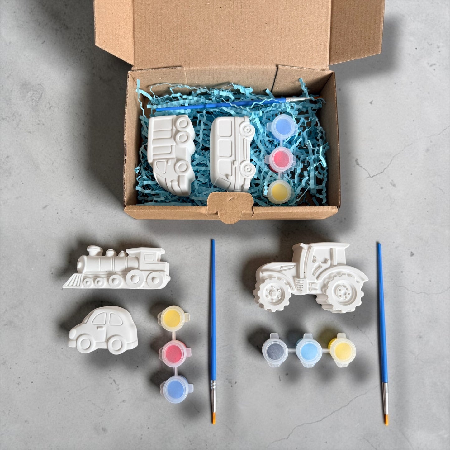 DIY Malset für Kinder | Traktor 🚜 | Acrylfarbe