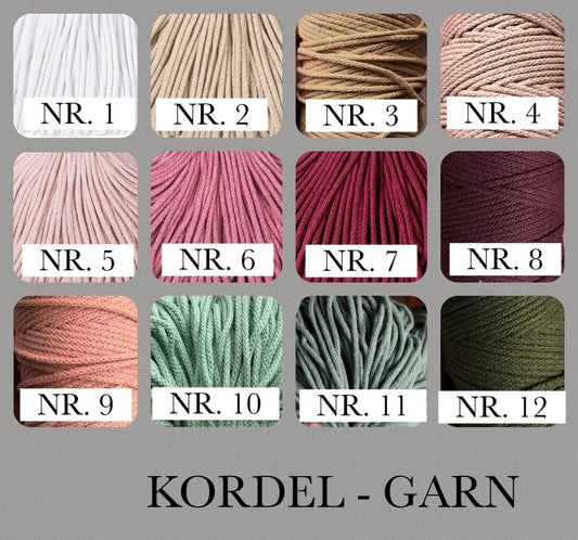 Herz Lesezeichen Makramee Boho