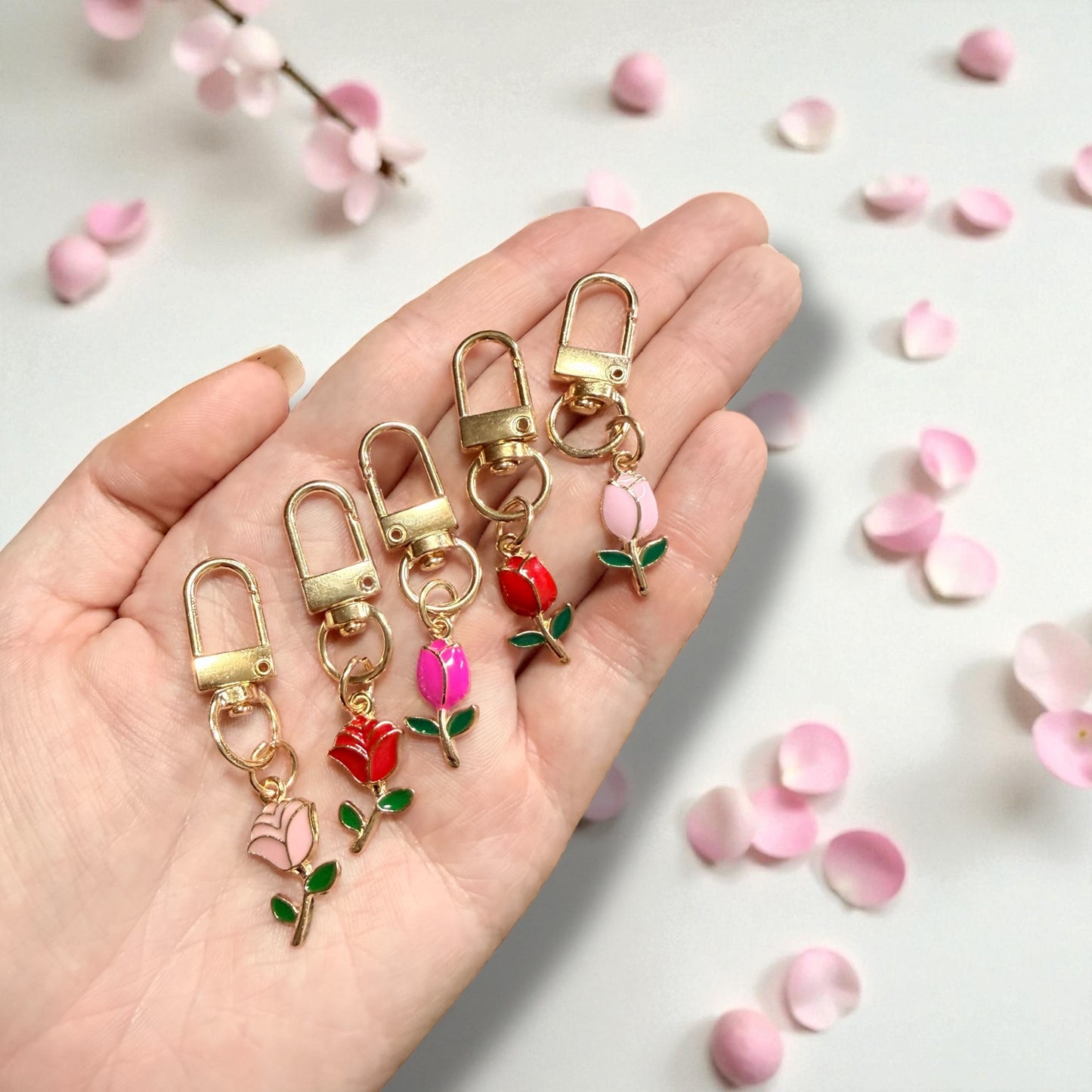 Blume Anhänger Gold