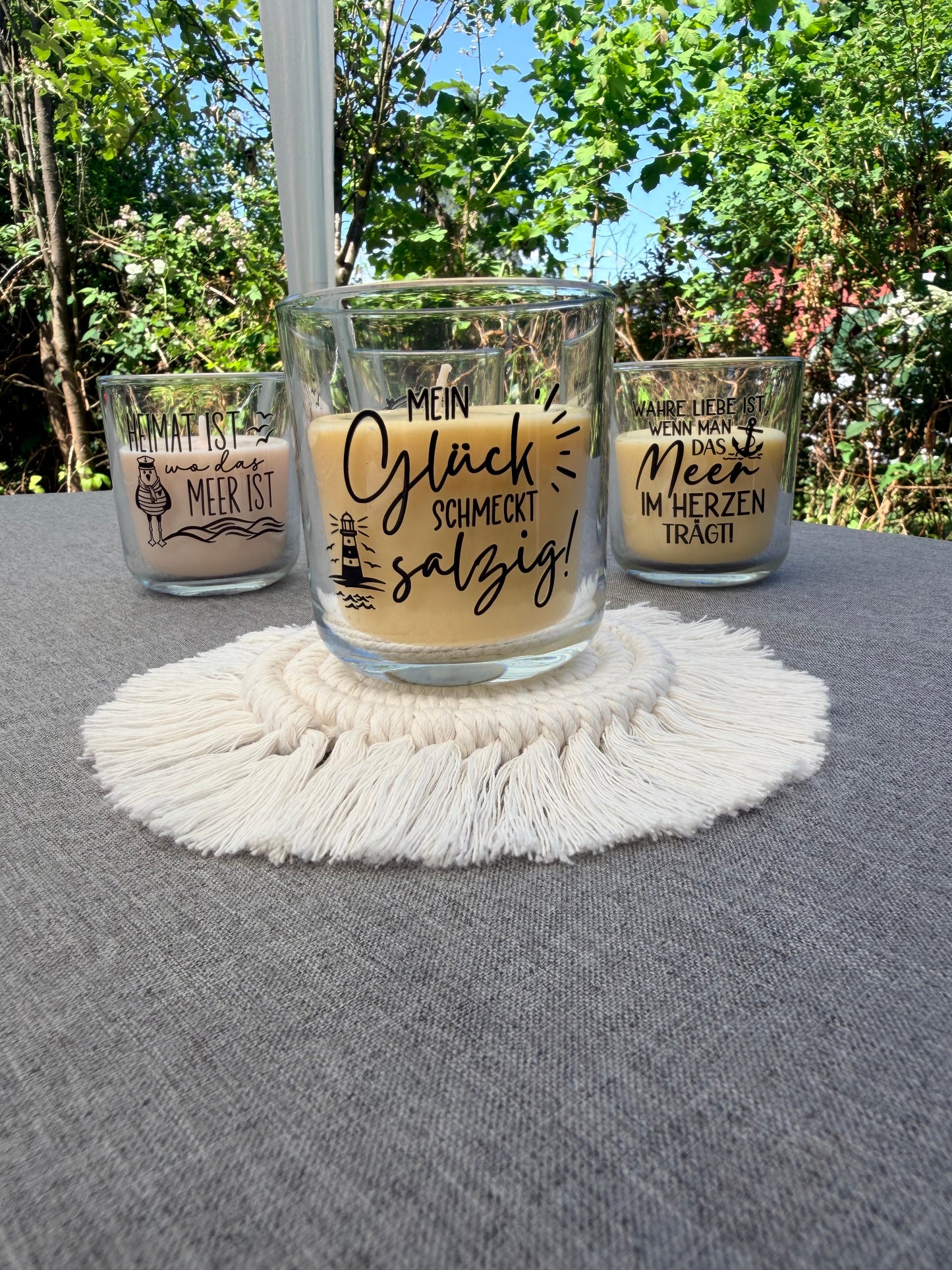 Maritime Duft - Kerzen | Vanille | Wohn - Accessoires | Camping | Boho Deko
