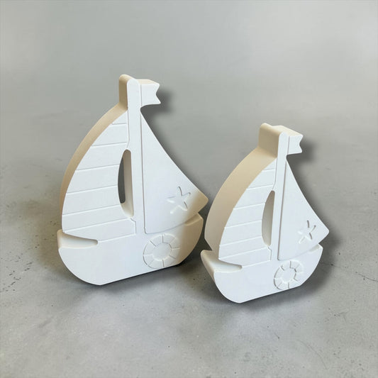 Segelschiff 2er Set | Klein & Groß | Maritime Deko |