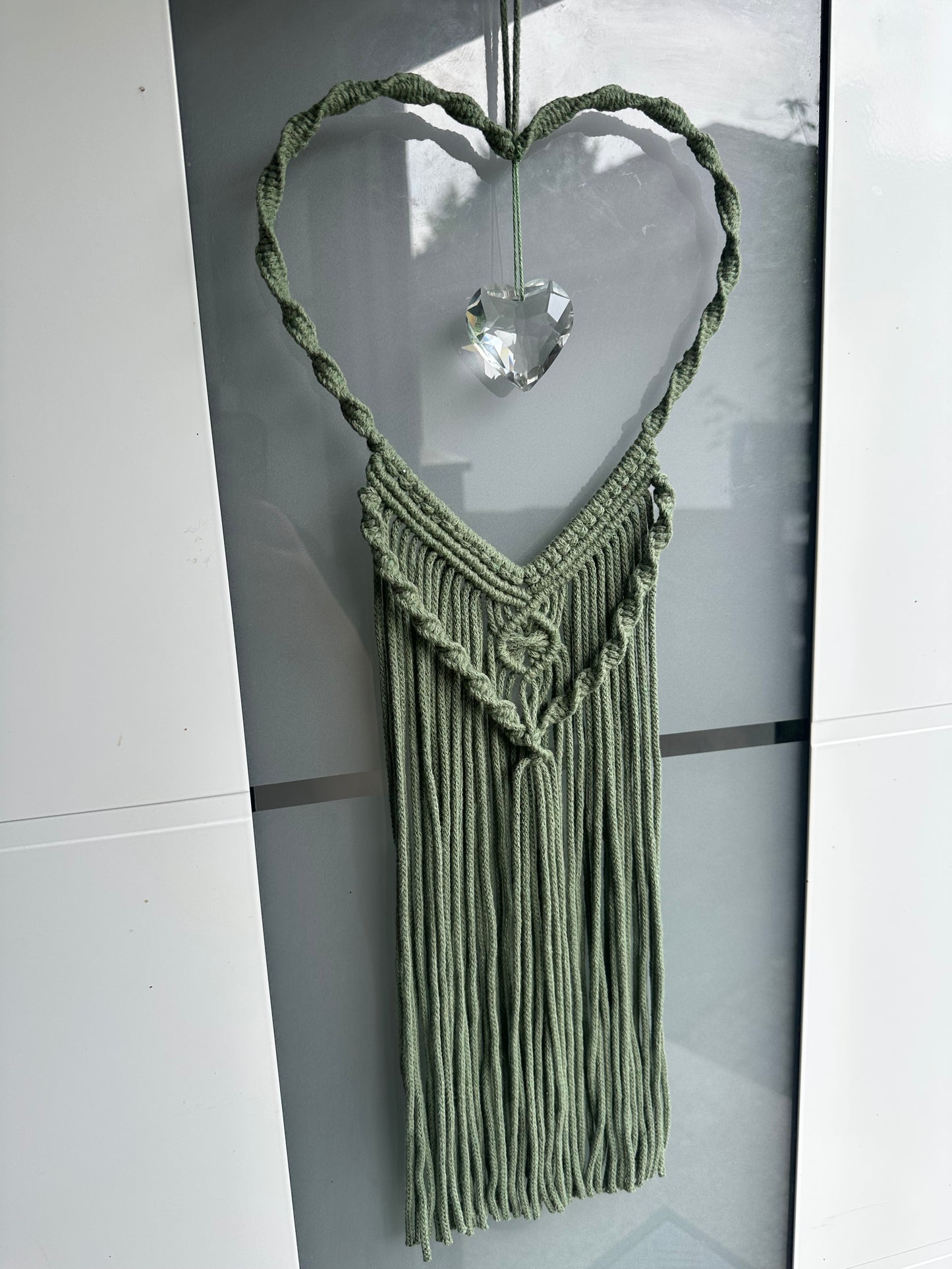 Herz Boho Traumfänger | Wandbehang