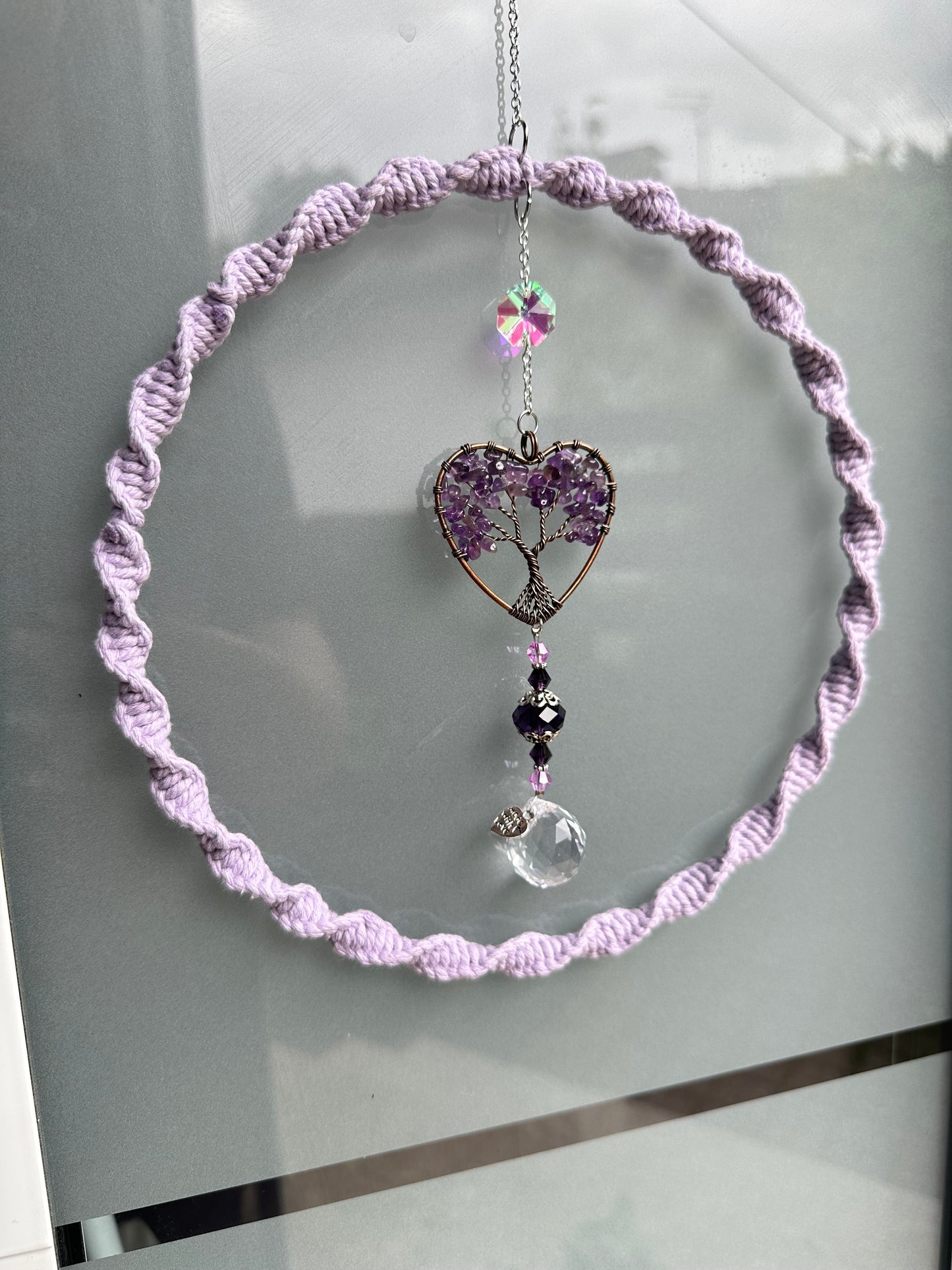 Sonnenspiel im RING | Suncatcher Makramee Sonnenfänger
