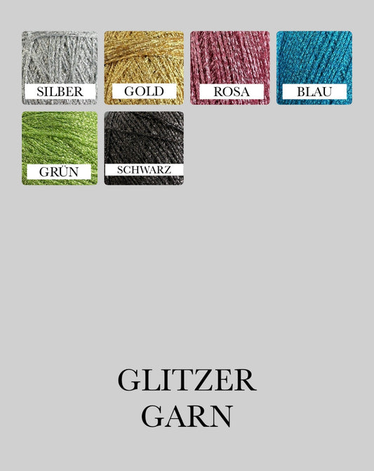 Glitzer Garn Handykette