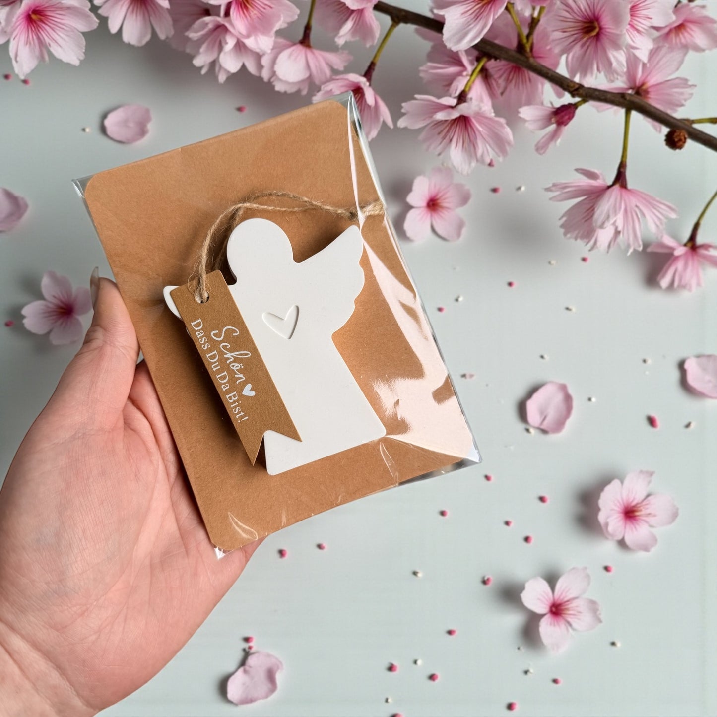 Geschenkset - Engel - Schön dass du da bist