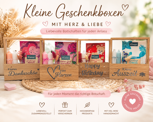 Kleine Geschenkbox – liebevoll zusammengestellt | Geschenkidee für jeden Anlass