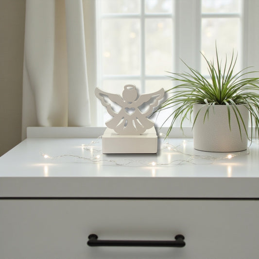 Teelichthalter mit Einschieber Engel I Kerzenhalter