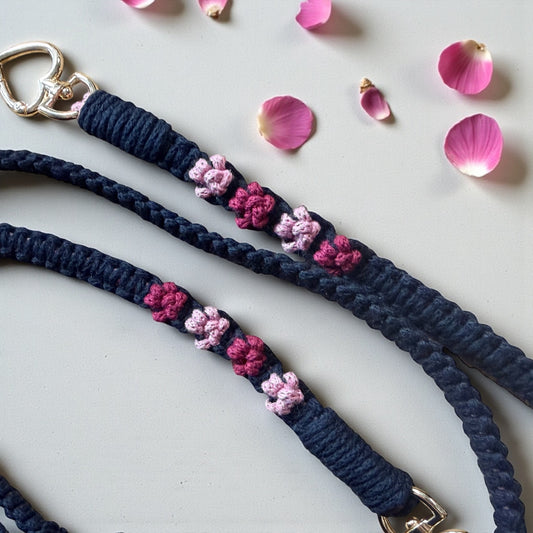 Makramee Handykette PFOTEN  Schlüsselkette