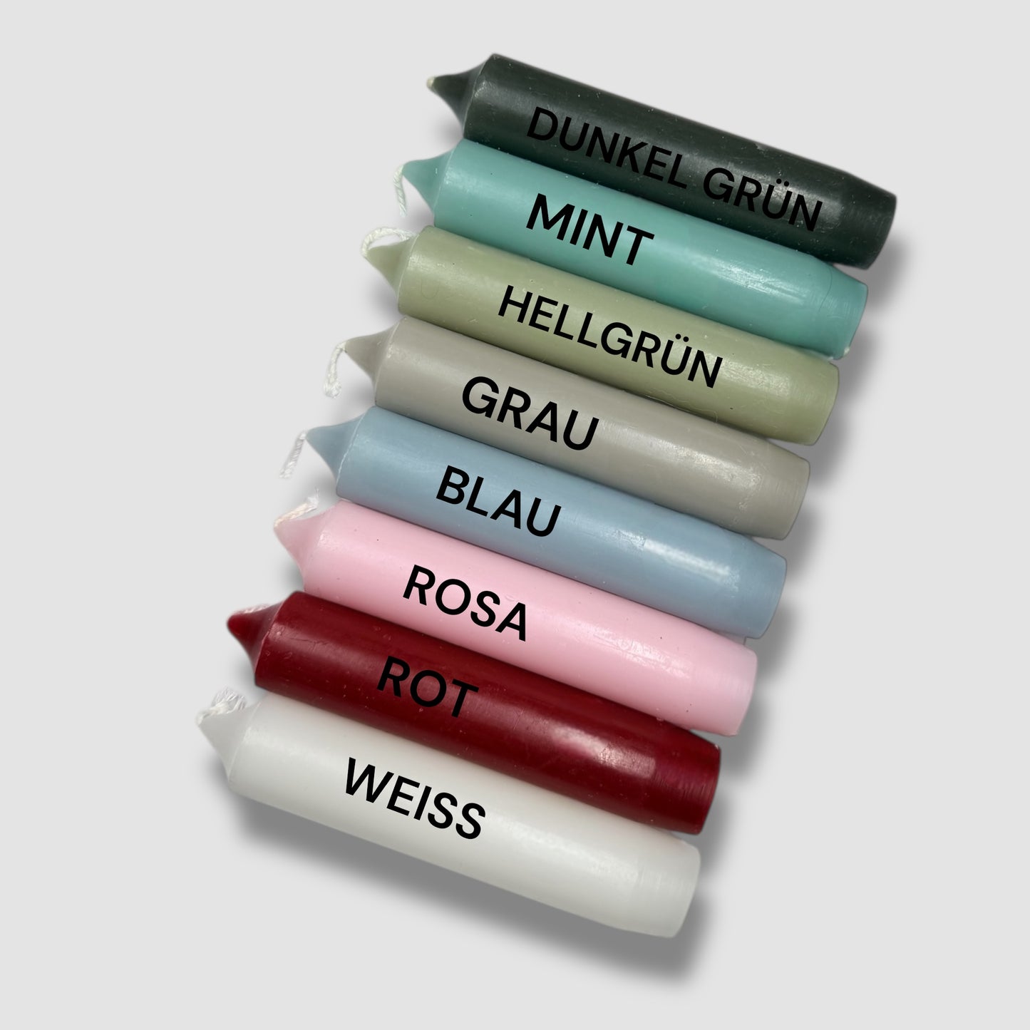 Geschenkset - Kerzenständer Herzform mit kleinem Herz & Kerze | Personslisiert