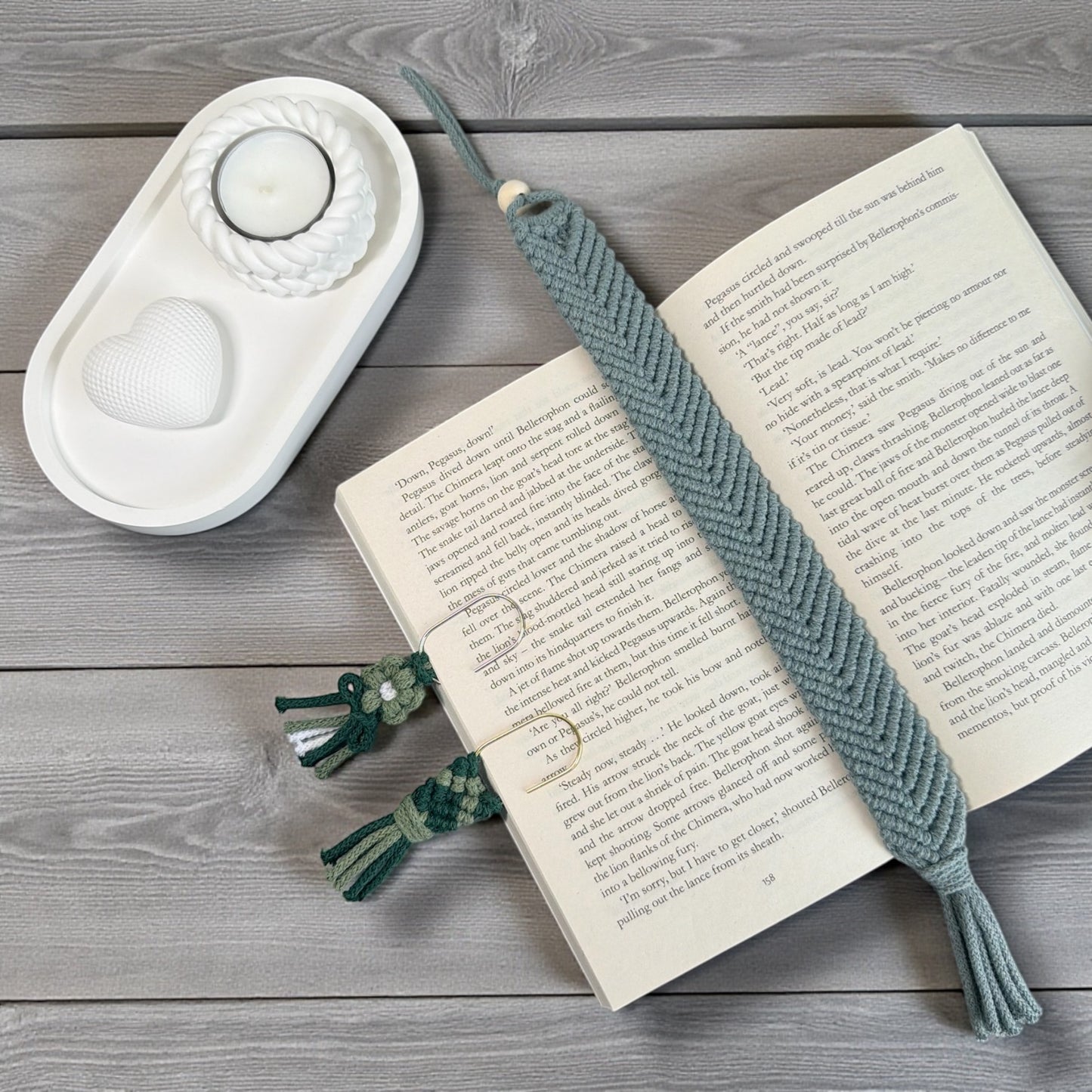 Lesezeichen Makramee Boho