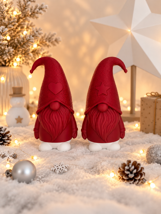 🎄 Große Weihnachtswichtel im 2er-Set | 12 cm | Wunschfarben | Weihnachtsdeko | Wichtel