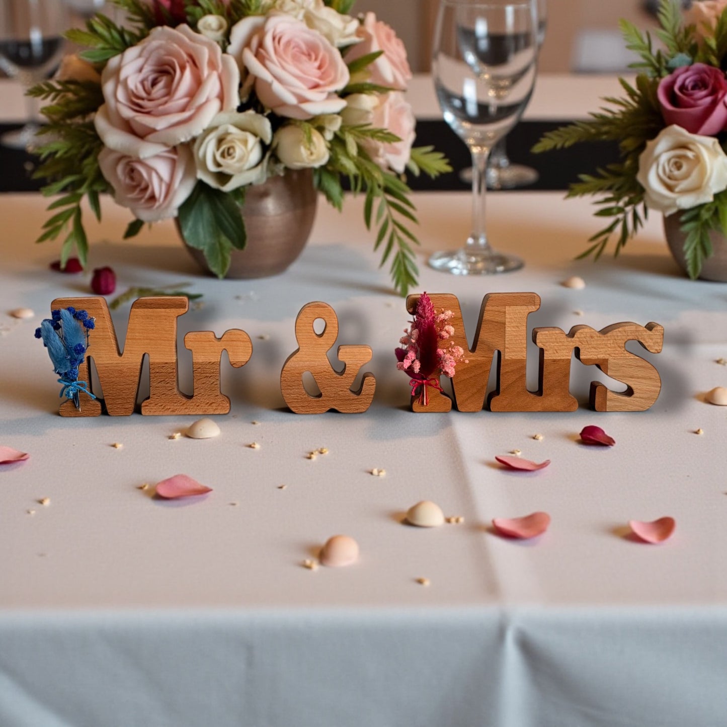 MR & MRS | Trockenblumen | Personalisierung