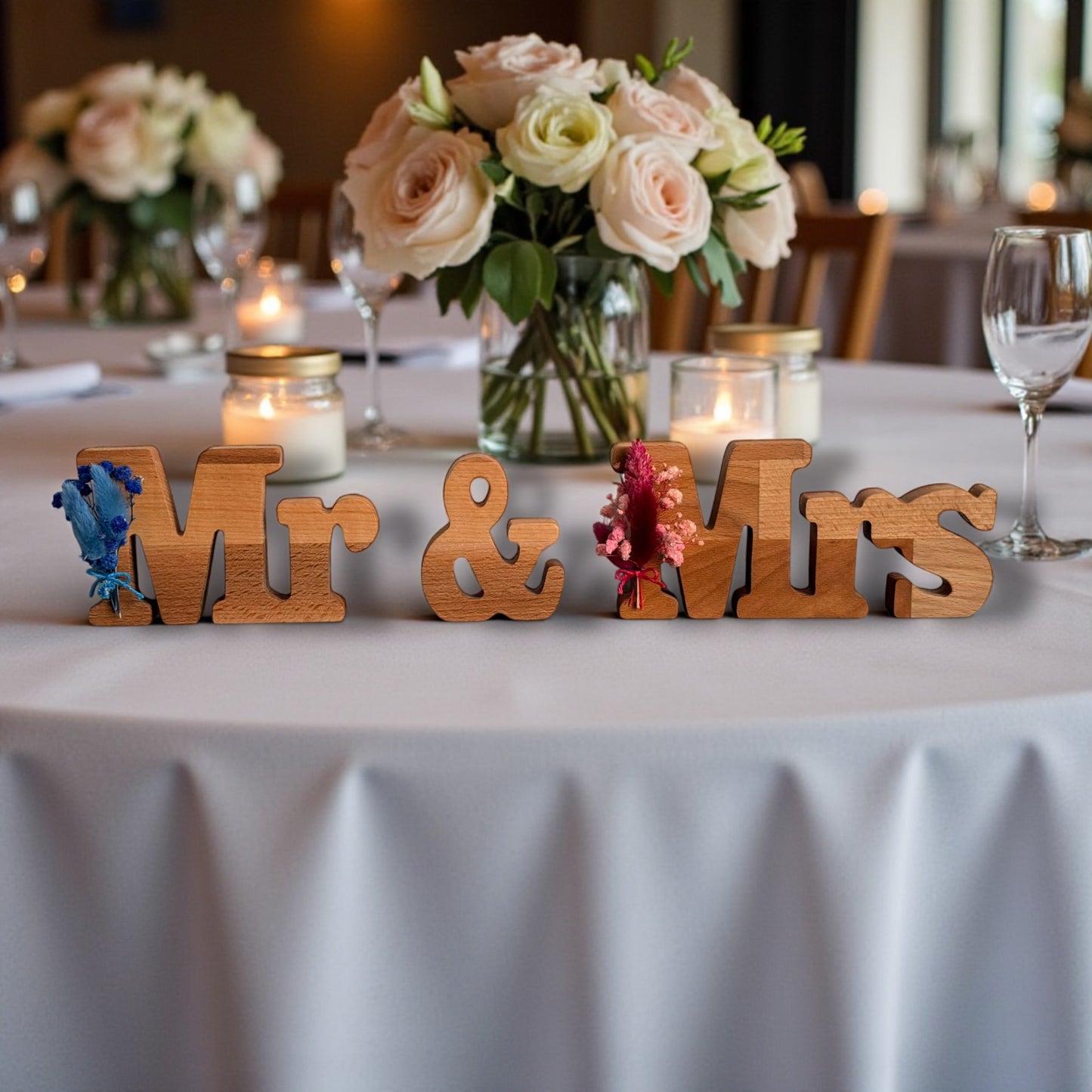 MR & MRS | Trockenblumen | Personalisierung