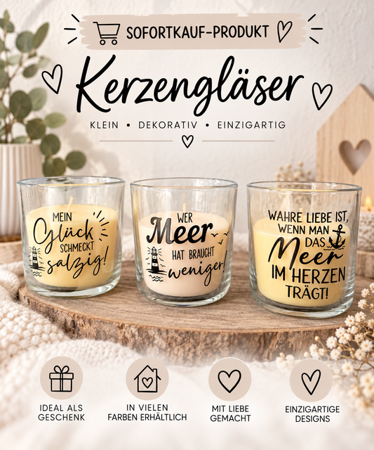 Sofortkauf Maritime Duft - Kerzen | Vanille | Wohn - Accessoires | Camping | Boho Deko