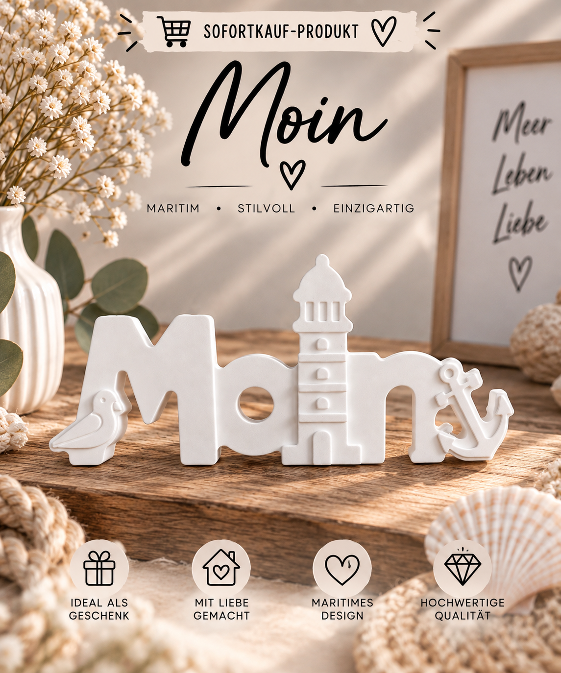 Sofortkauf Moin Mittel | Maritime Deko |
