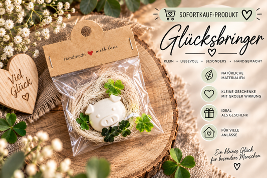 SOFORTKAUF Geschenkset - Schweinchen Glücksbringer|