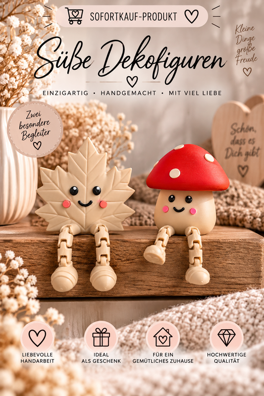 🍂Sofortkauf Herbstliches Flexi-Trio – Ahornblatt, Eichel & Pilz 🍄 Deko