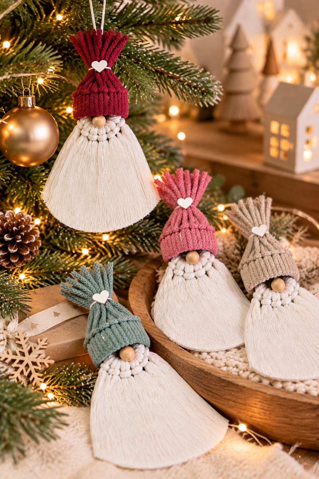 Sofortkauf 🎄 Handgefertigter Weihnachtswichtel – zauberhafte Weihnachtsdekoration