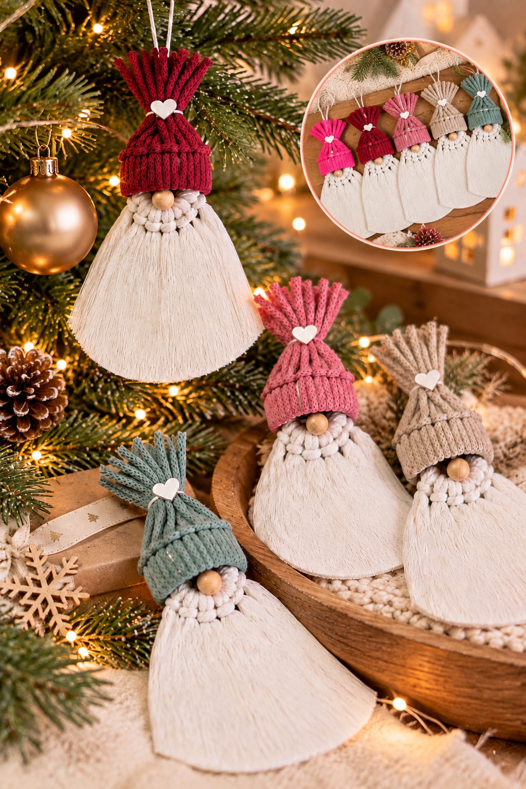 Sofortkauf 🎄 Handgefertigter Weihnachtswichtel – zauberhafte Weihnachtsdekoration