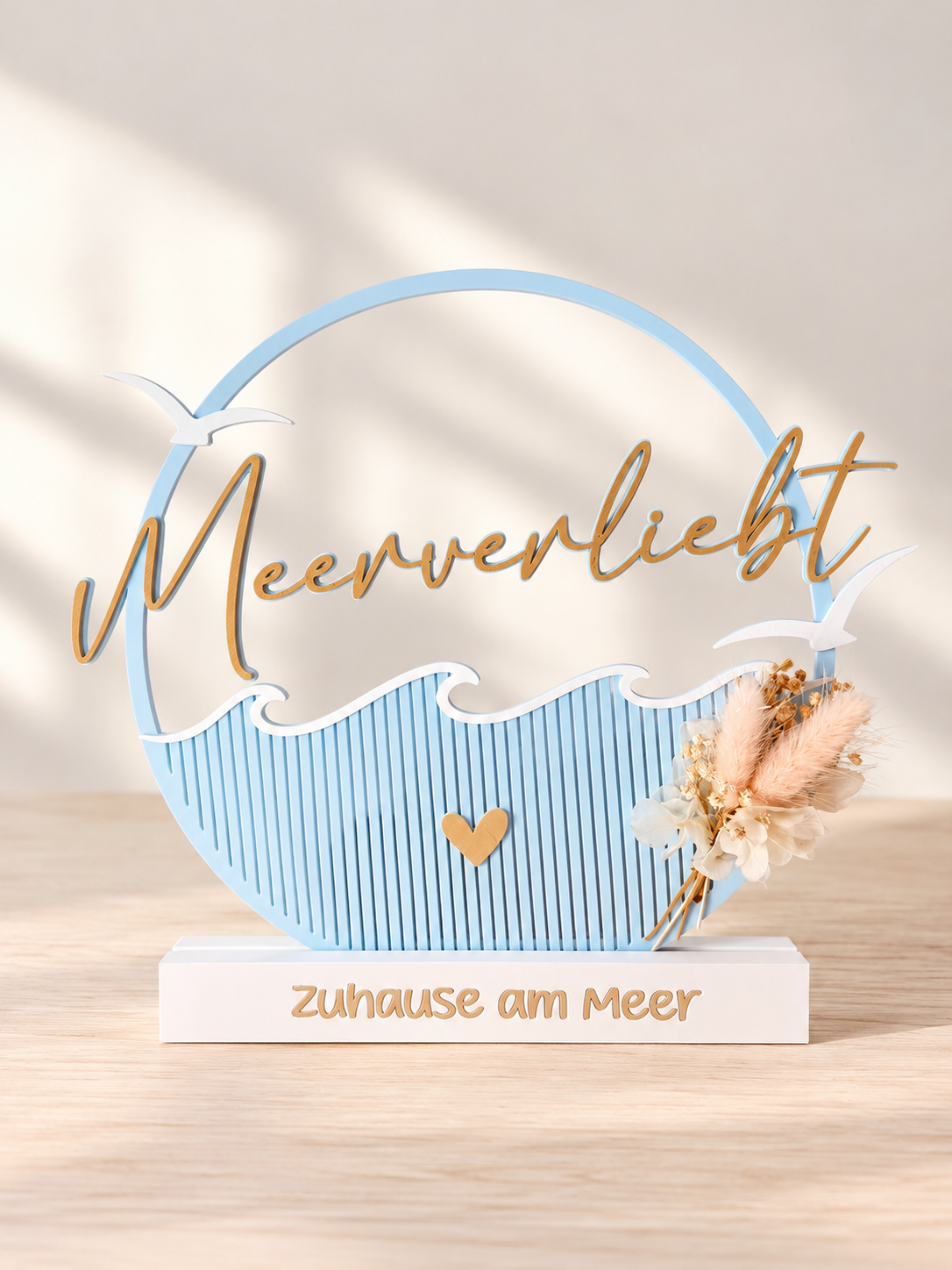 Sofortkauf Meerliebe - maritime Deko | Zum Aufstellen & Aufhängen | Geschenk | Meerliebe